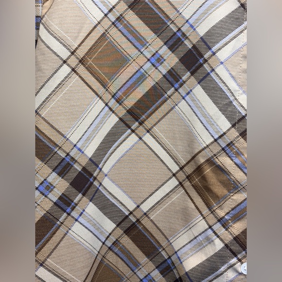 Lauren Ralph Lauren Long Sleeve Plaid Shirt Dress and Belt Size 10 - Picture 8 of 12